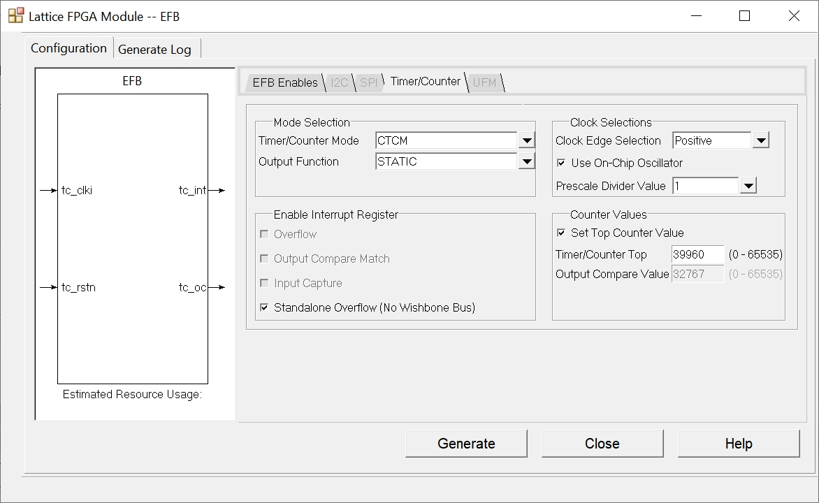 Lattice FPGA Module - EFB