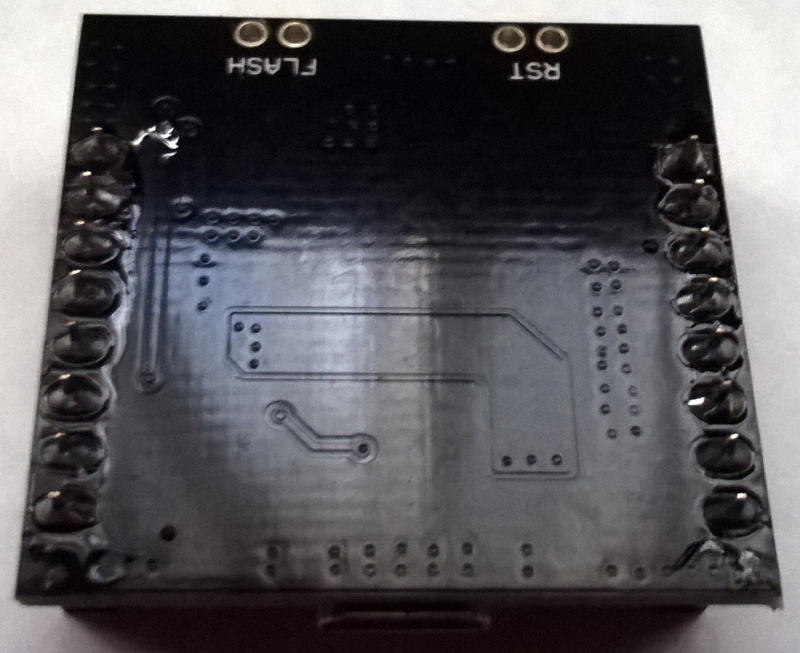 back of bottom PCB