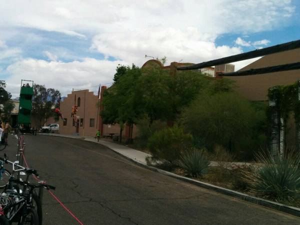 zipline at Cyclovia Tucson spring 2016