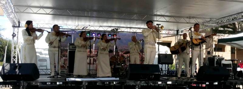 Mariachi Herencia De Cuco Del Cid at Tucson Meet Yourself 2016