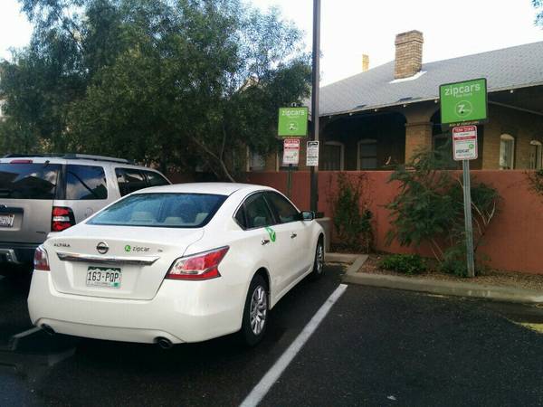 Zipcar Nissan Altima Brenton