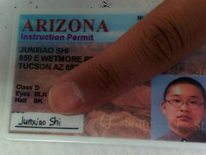 Arizona instruction permit