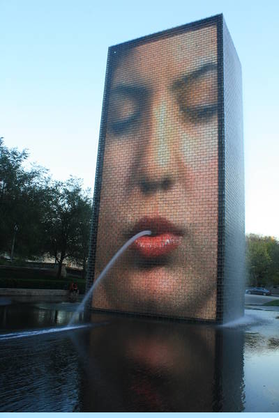 Crown Fountain in Chicago