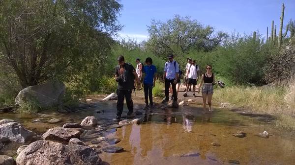 stream crossing on Bear Canyon Trail, 25OCT2015