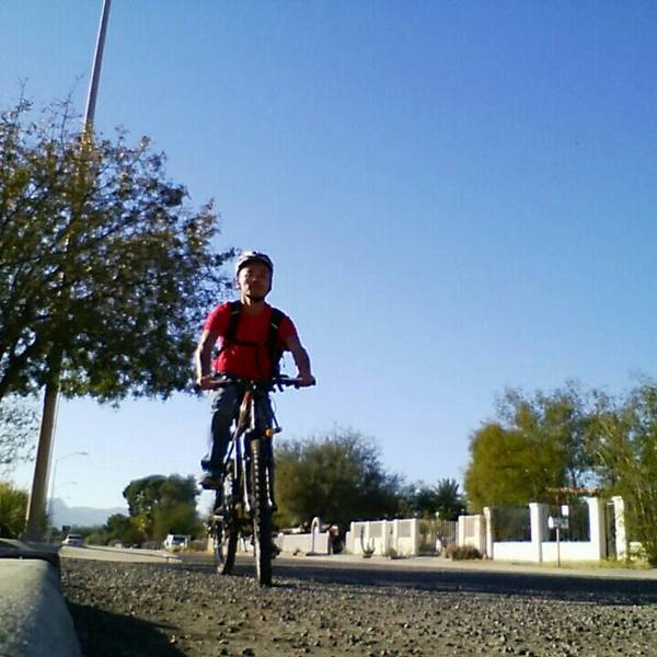 riding near Jacinto Park, Jan 01, 2016