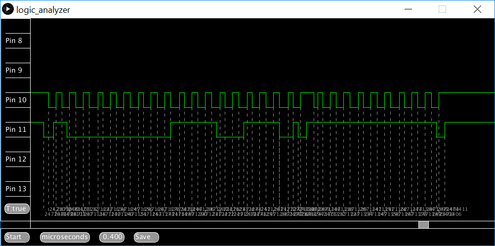 I2C signal seen by logic analyzer, bad signal