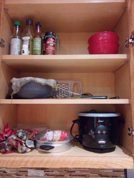 kitchen shelf