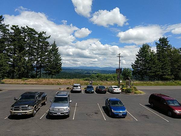 view of Clackamas River from View Point Restaurant