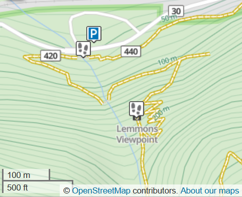 map of GC2ND8R visible points