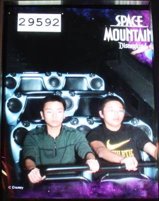 me at Space Mountain, 2011-12-25