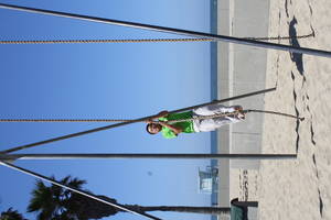 me doing pull-ups on a rope, 2012-06-05