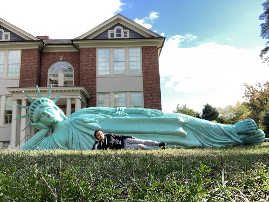 Reclining Liberty by Zaq Landsberg