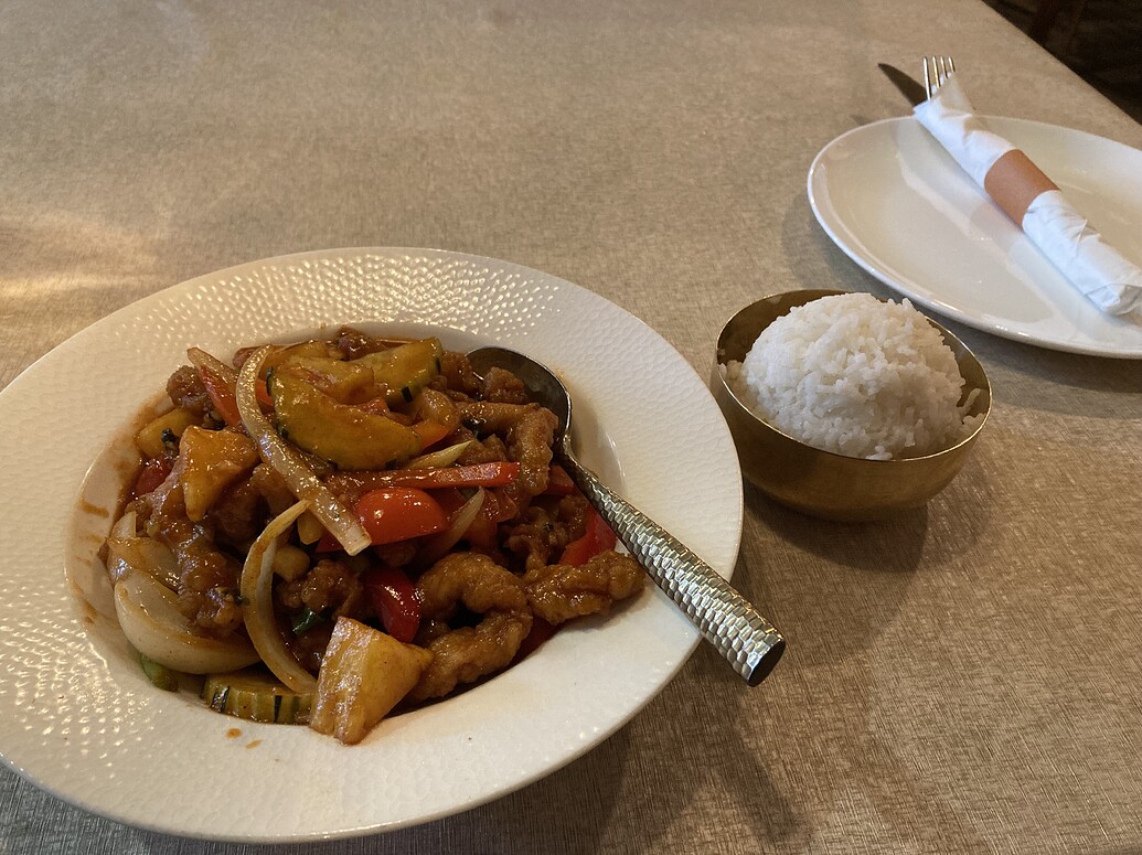 Pad-Pew-Waan at Sawatdee Thai Restaurant