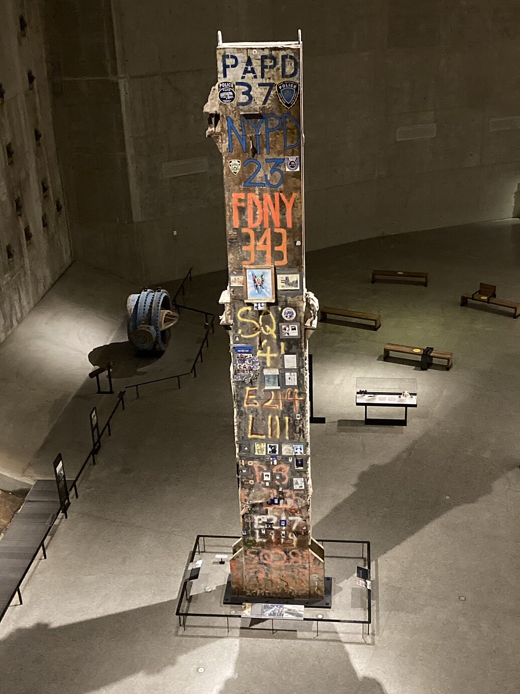 Last Column in 9/11 Museum