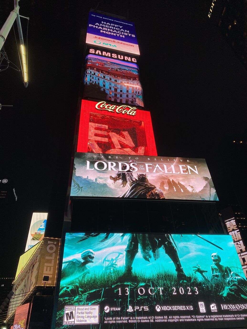 Coca-Cola sign at Times Square