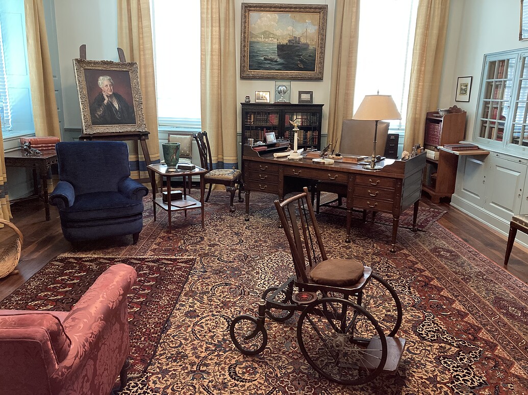 FDR office in FDR library