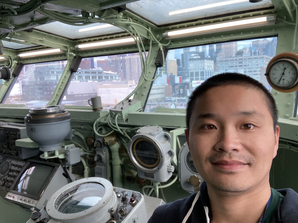 USS Intrepid navigation bridge