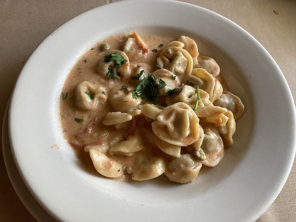 Tortellini in Tortellini Sauce at Sabatino's Italian Restaurant