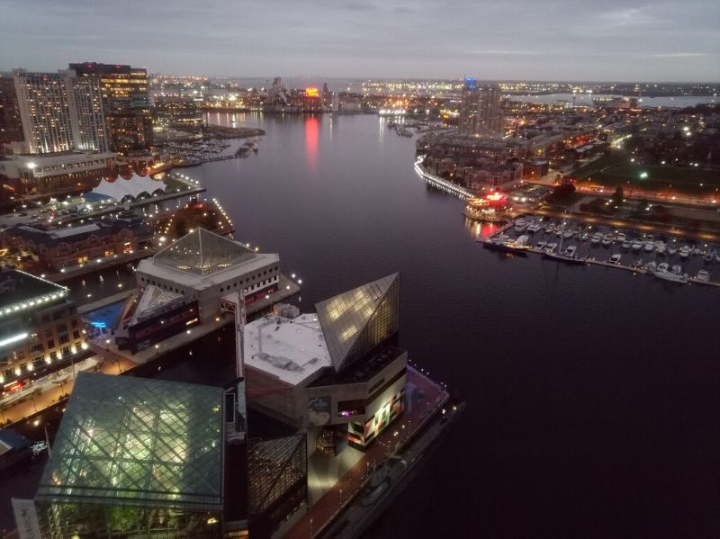 Inner Harbor seen from Top of the World observation level