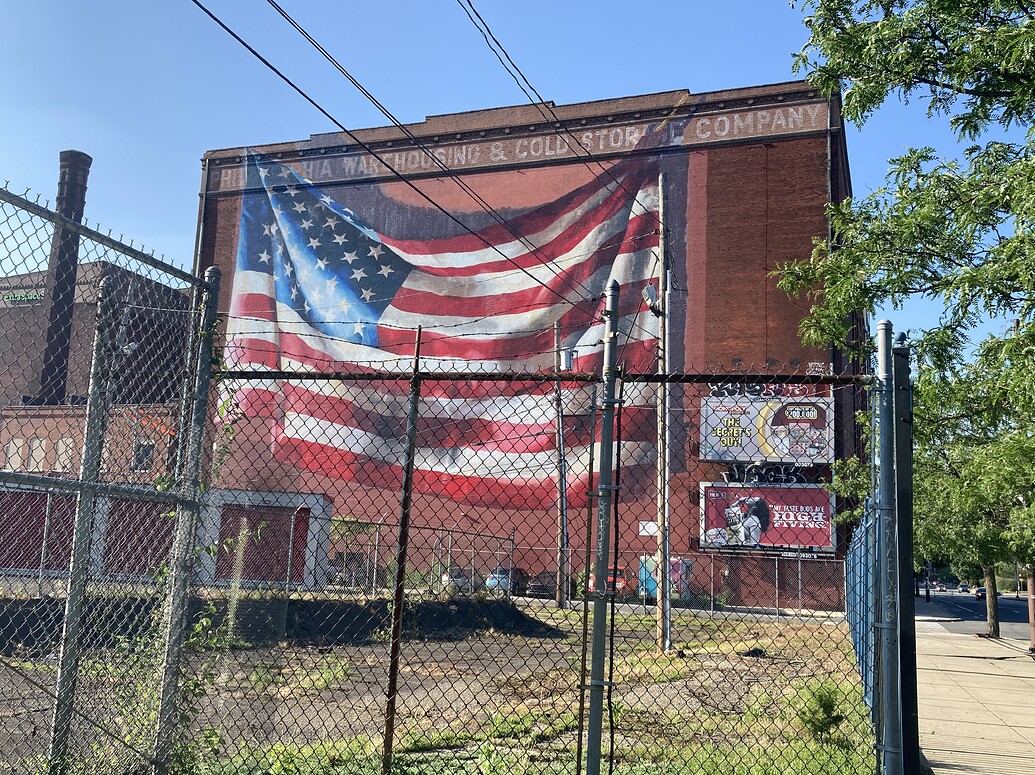 Our Flag Unfurled mural