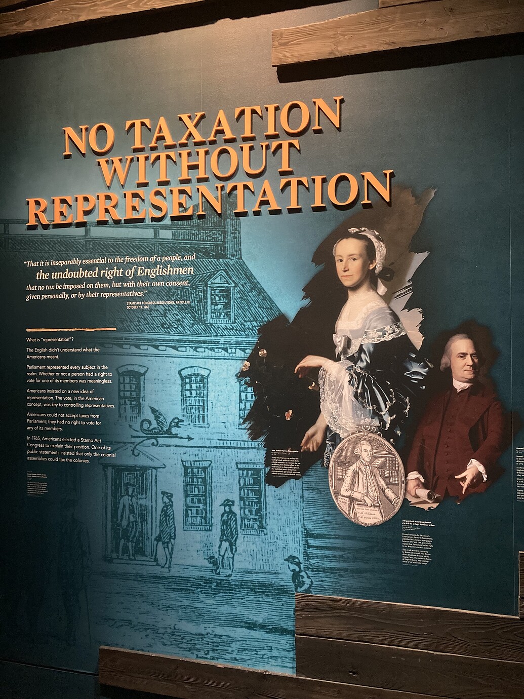 no taxation without representation