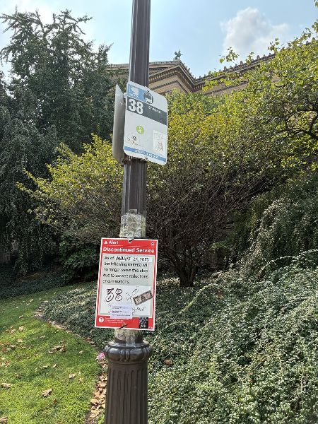 route 38 signage