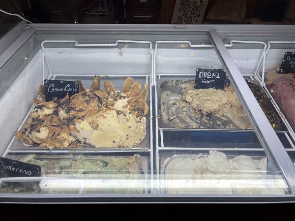 gelato display at RIM Cafe