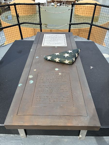 the casket on Olympia